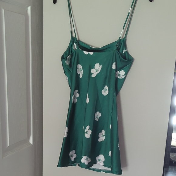 Princess Polly Green Floral Mini Dress - Picture 4 of 4